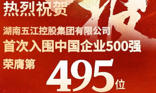 喜報(bào)！集團(tuán)首次躋身中國企業(yè)500強(qiáng)